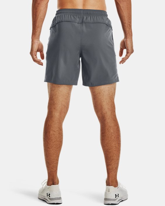 Herren UA Speed Stride Solid Shorts (18 cm), Gray, pdpMainDesktop image number 1
